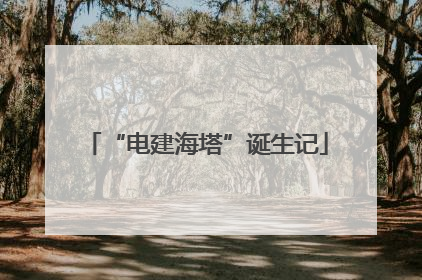 “电建海塔”诞生记