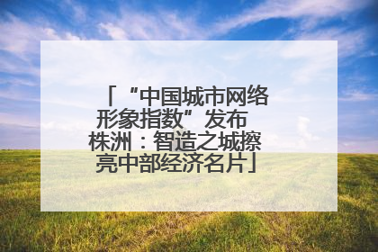 “中国城市网络形象指数”发布 株洲：智造之城擦亮中部经济名片