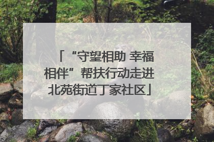 “守望相助 幸福相伴”帮扶行动走进北苑街道丁家社区