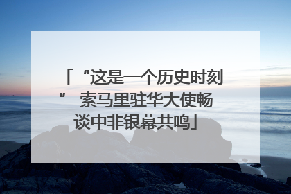 “这是一个历史时刻” 索马里驻华大使畅谈中非银幕共鸣