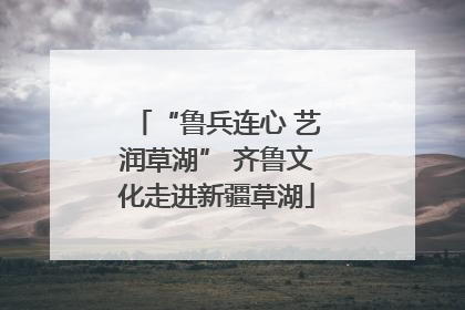 “鲁兵连心 艺润草湖” 齐鲁文化走进新疆草湖
