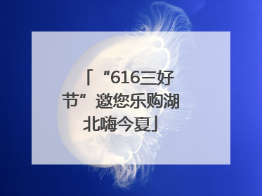 “616三好节”邀您乐购湖北嗨今夏