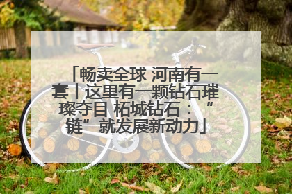 畅卖全球 河南有一套丨这里有一颗钻石璀璨夺目 柘城钻石：“链”就发展新动力