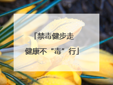 禁毒健步走  健康不“毒”行