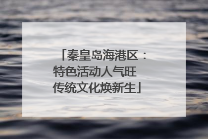秦皇岛海港区：特色活动人气旺 传统文化焕新生