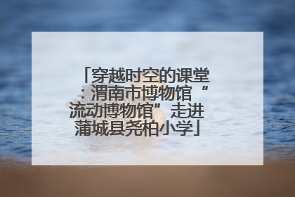 穿越时空的课堂：渭南市博物馆“流动博物馆”走进蒲城县尧柏小学