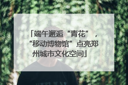 端午邂逅“青花”，“移动博物馆”点亮郑州城市文化空间