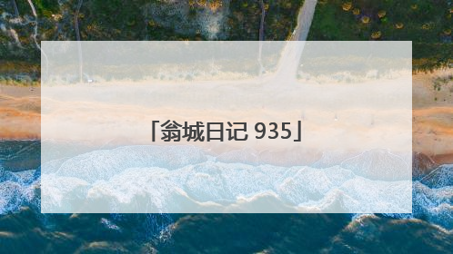 翁城日记 935
