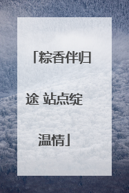 粽香伴归途 站点绽温情