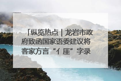 纵览热点｜龙岩市政府致函国家语委建议将客家方言“亻厓”字录入《新华字典》引发热议，当地回应