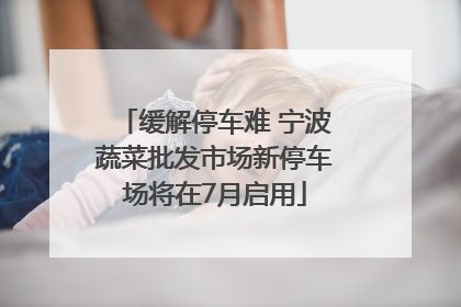 缓解停车难 宁波蔬菜批发市场新停车场将在7月启用