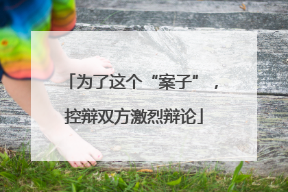 为了这个“案子”，控辩双方激烈辩论