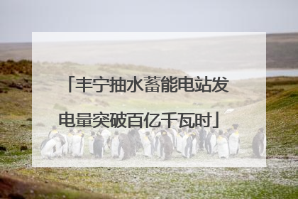 丰宁抽水蓄能电站发电量突破百亿千瓦时