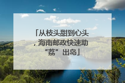 从枝头甜到心头，海南邮政快速助“荔”出岛