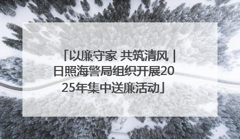 以廉守家 共筑清风｜日照海警局组织开展2025年集中送廉活动