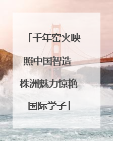 千年窑火映照中国智造 株洲魅力惊艳国际学子