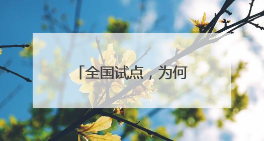 全国试点，为何“花落”长春？