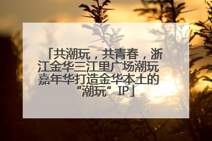 共潮玩，共青春，浙江金华三江里广场潮玩嘉年华打造金华本土的“潮玩”IP