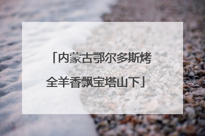 内蒙古鄂尔多斯烤全羊香飘宝塔山下