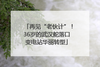 再见“老伙计”！36岁的武汉舵落口变电站华丽转型