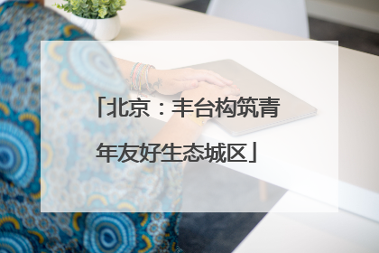 北京：丰台构筑青年友好生态城区