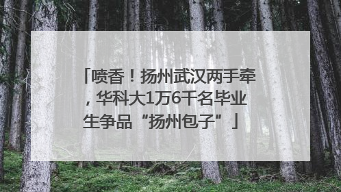 喷香！扬州武汉两手牵，华科大1万6千名毕业生争品“扬州包子”