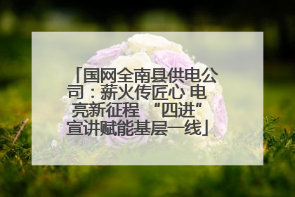 国网全南县供电公司：薪火传匠心 电亮新征程 “四进”宣讲赋能基层一线