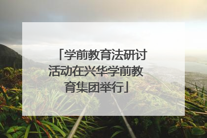 学前教育法研讨活动在兴华学前教育集团举行
