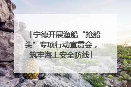 宁德开展渔船“抢船头”专项行动宣贯会，筑牢海上安全防线