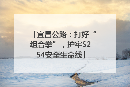 宜昌公路：打好“组合拳”，护牢S254安全生命线