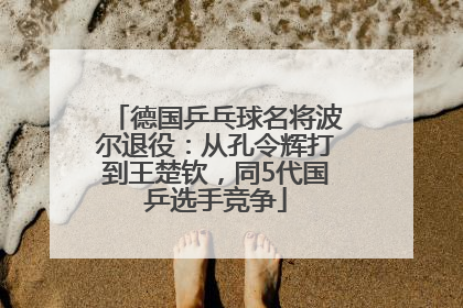 德国乒乓球名将波尔退役：从孔令辉打到王楚钦，同5代国乒选手竞争