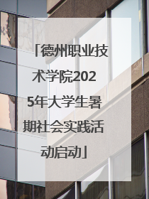 德州职业技术学院2025年大学生暑期社会实践活动启动