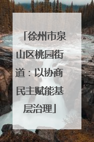 徐州市泉山区桃园街道：以协商民主赋能基层治理