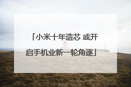 小米十年造芯 或开启手机业新一轮角逐