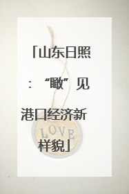 山东日照：“瞰”见港口经济新样貌