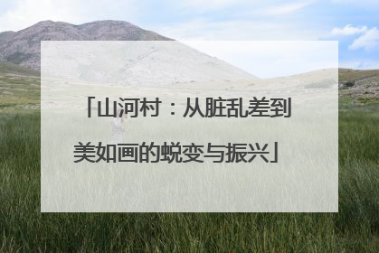 山河村：从脏乱差到美如画的蜕变与振兴