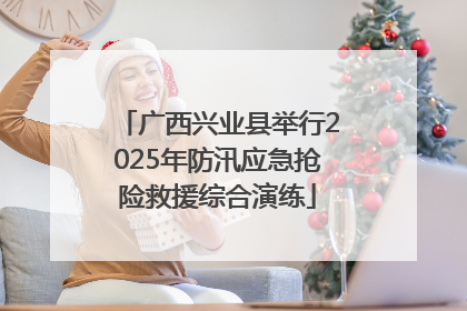 广西兴业县举行2025年防汛应急抢险救援综合演练
