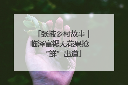 张掖乡村故事｜临泽富锶无花果抢“鲜”出道