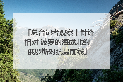 总台记者观察丨针锋相对 波罗的海成北约俄罗斯对抗最前线