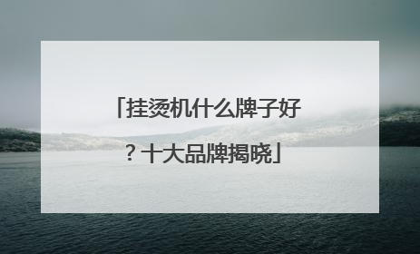 挂烫机什么牌子好？十大品牌揭晓