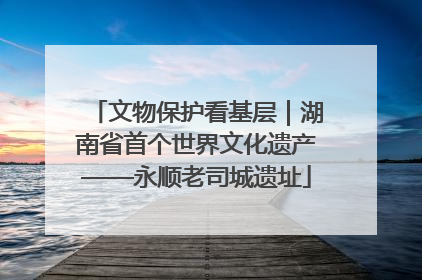 文物保护看基层｜湖南省首个世界文化遗产——永顺老司城遗址