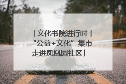 文化书院进行时丨“公益+文化”集市走进凤凰园社区
