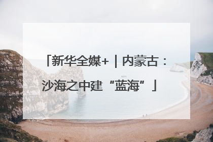 新华全媒+｜内蒙古：沙海之中建“蓝海”