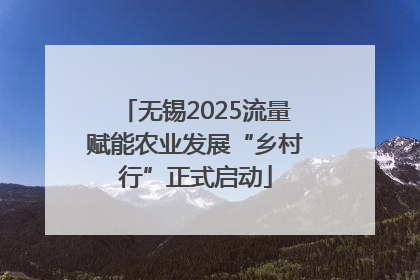 无锡2025流量赋能农业发展“乡村行”正式启动