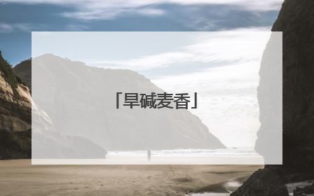 旱碱麦香