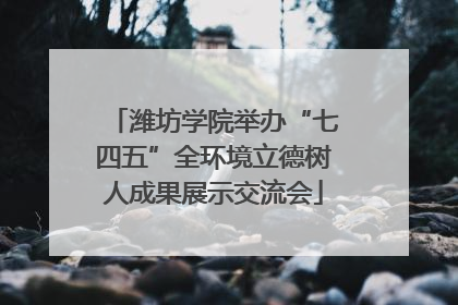 潍坊学院举办“七四五”全环境立德树人成果展示交流会