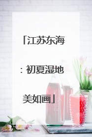 江苏东海：初夏湿地美如画