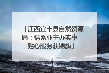 江西宜丰县自然资源局：情系业主办实事 贴心服务获锦旗