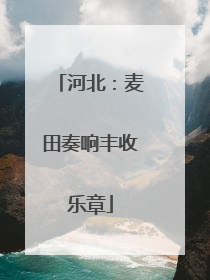 河北：麦田奏响丰收乐章