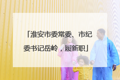 淮安市委常委、市纪委书记岳岭，履新职